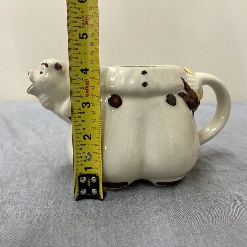 Tom the Pipers Son 7” Porcelain Tea Pot Vintage 1940’s Shawnee Pottery FS Chrty